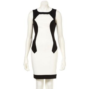 TopShop White Illusion Pencil Dress